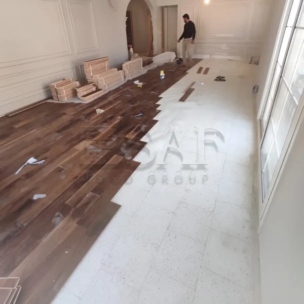 Natural engineered wood flooring by saf wood