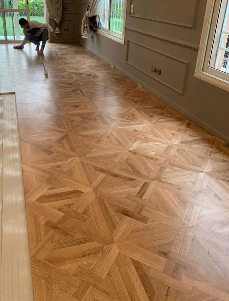 Parquetry Flooring Wood flooring - parquetry made of natural wood by saf design