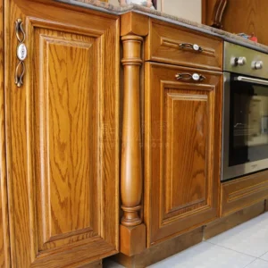 PU kitchen made of natural wood by SAF Wood Group